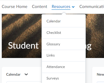 D2L Content Tab